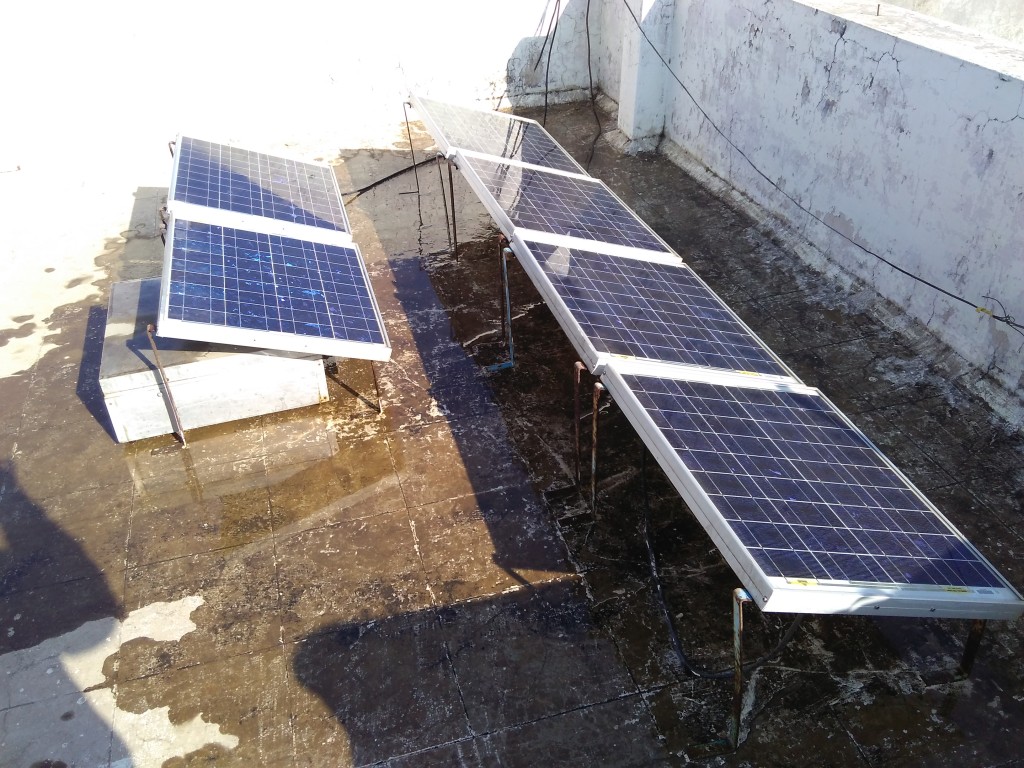 Solar Home Light installed at residence