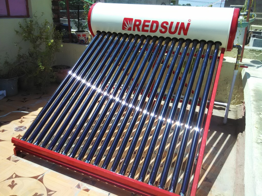 BIS approved ETC solar water heaters