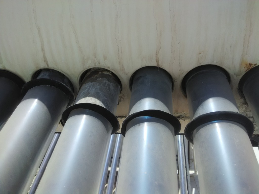 Repairing of ETC solar water heater