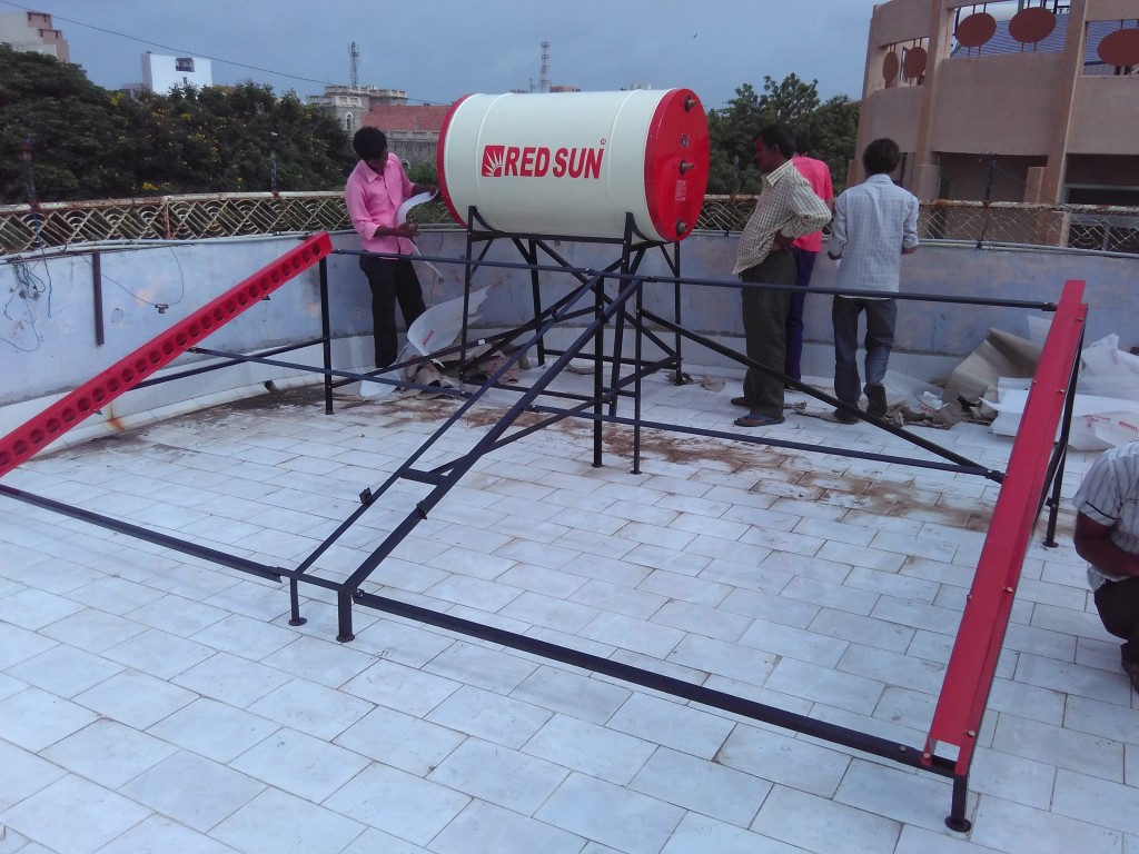 ETC Solar Water Heater with Manifold