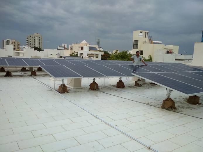 Performance of On Grid Solar Power Plant installed