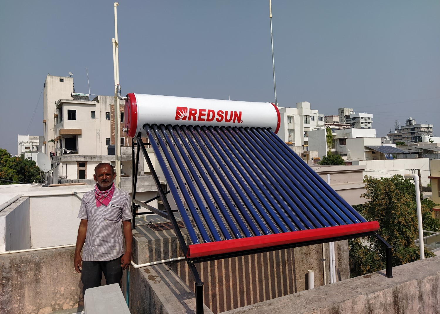 Redsun ETC Solar Water Heater 200 LPD