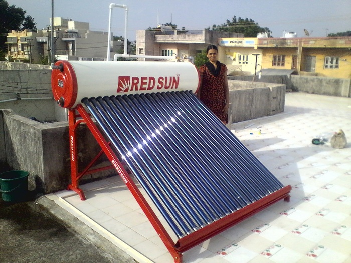 Solar Water Heater Installation 03